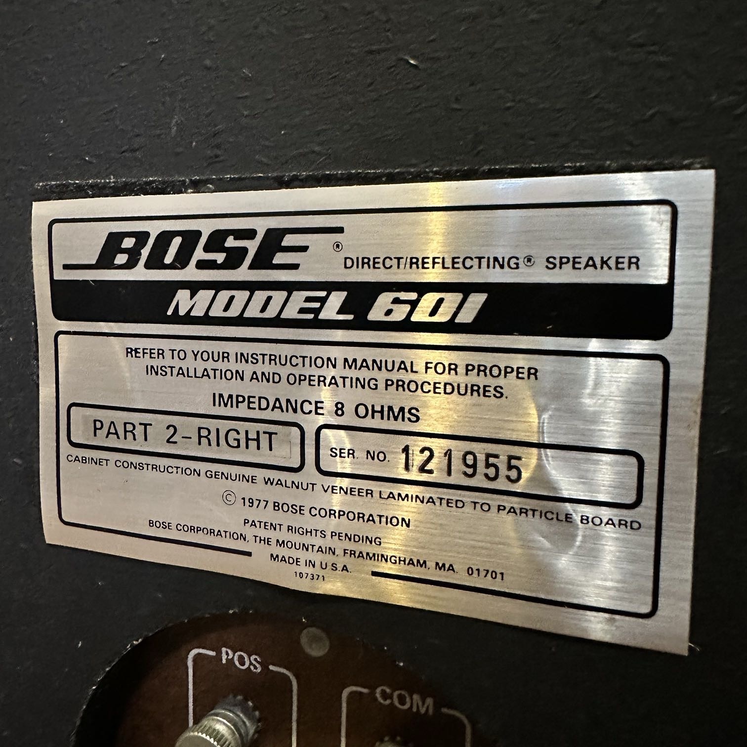 Parlantes Bose 601 Serie 1 😎 Legendarios!! - Imagen 6