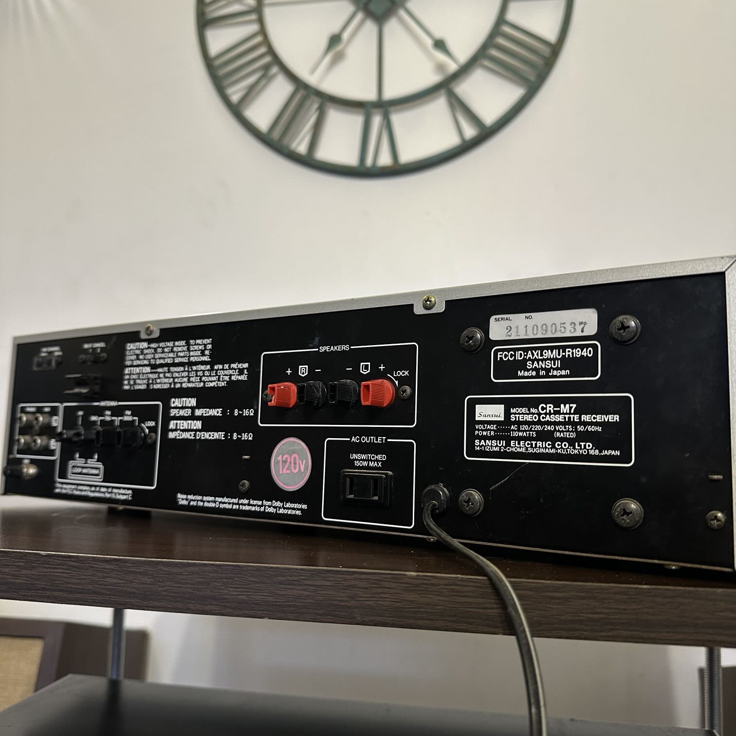 Sansui Receiver deck CR M7 Japonés - Imagen 6